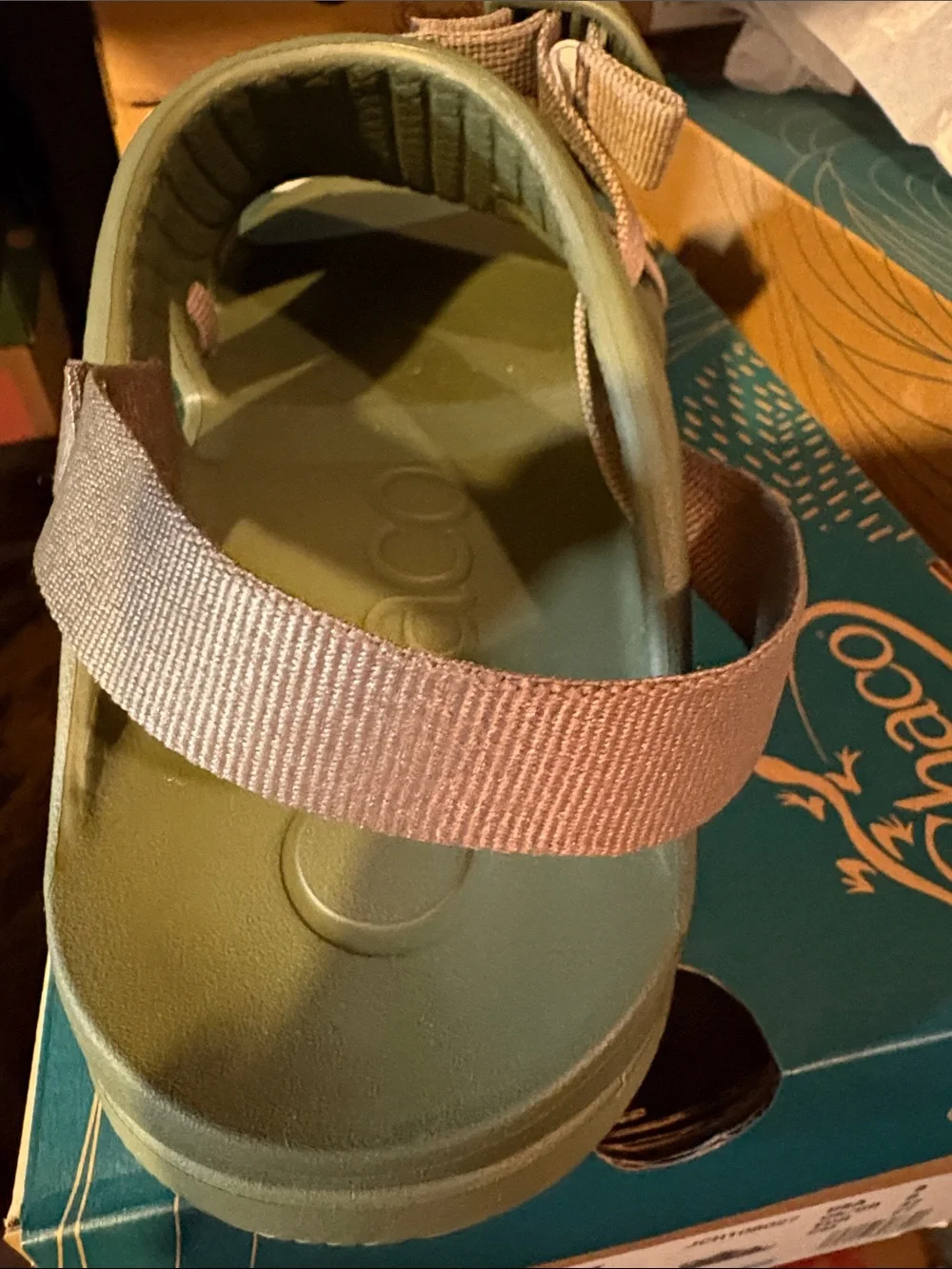 Chaco Olive Green sport Sandals new